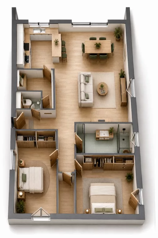 AMENAGEMENT INTERIEUR MAISON PLAIN PIED